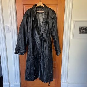 Leather Trench Coat